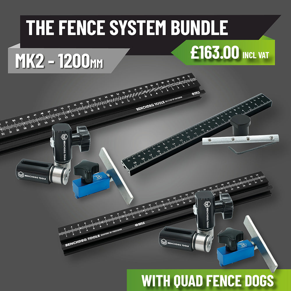The Fence System Bundle - With Quad Fence Dogs – Benchdog Tools