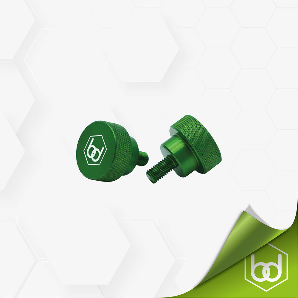 M8 Aluminium Thumbscrews - Pair