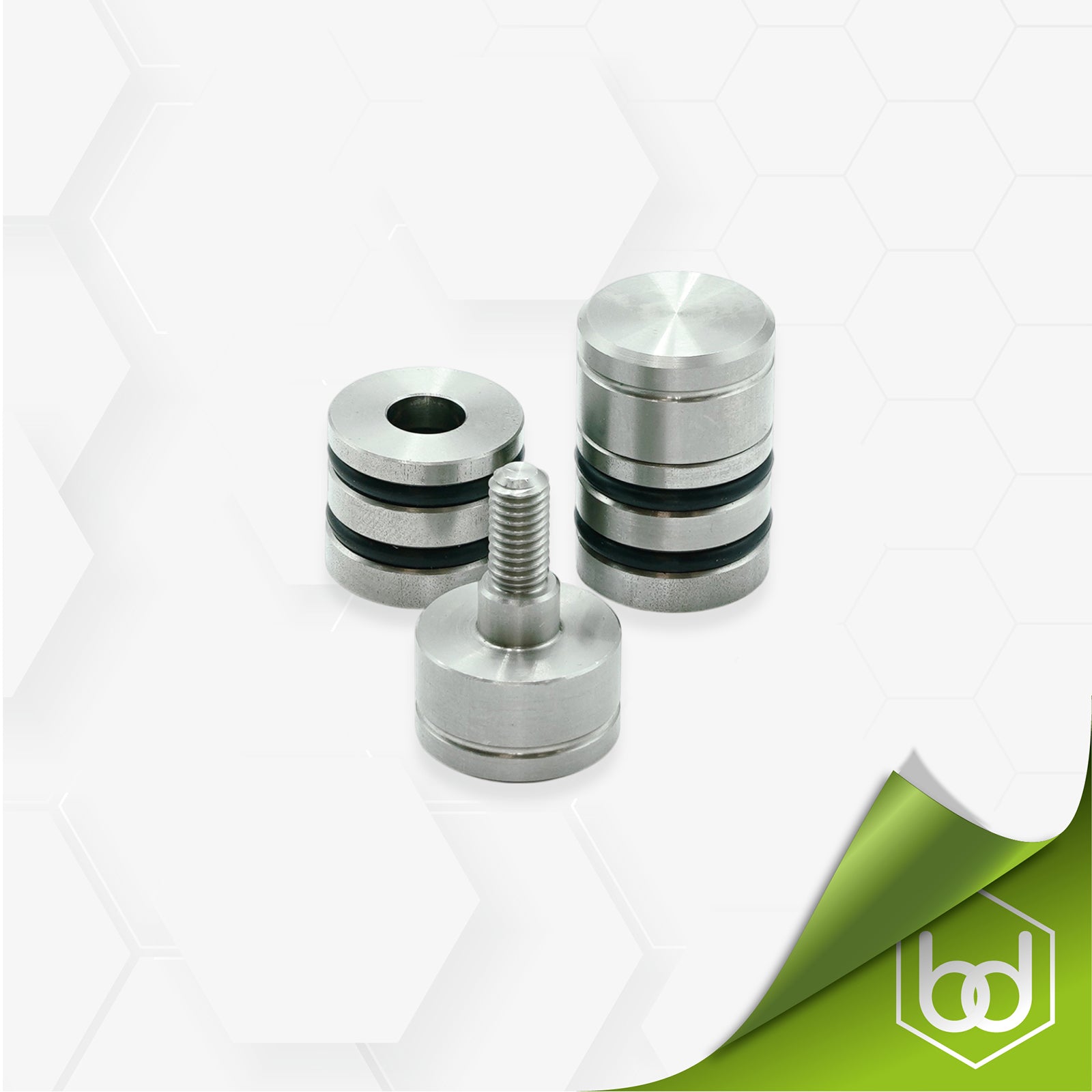 Quad Dogs® (Stainless Steel) 12mm - Pair