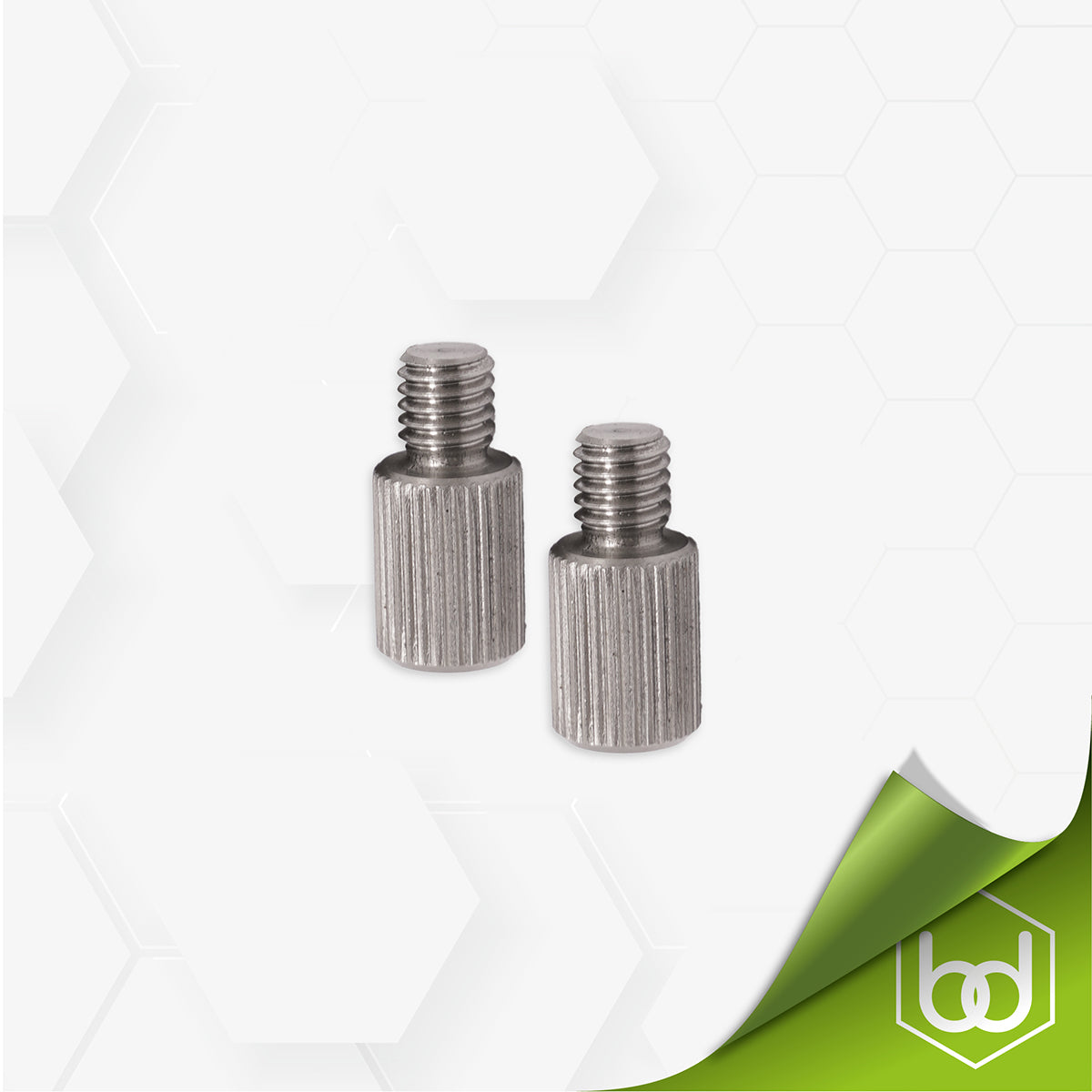Stainless Steel Carpenter Square Pins - Pair