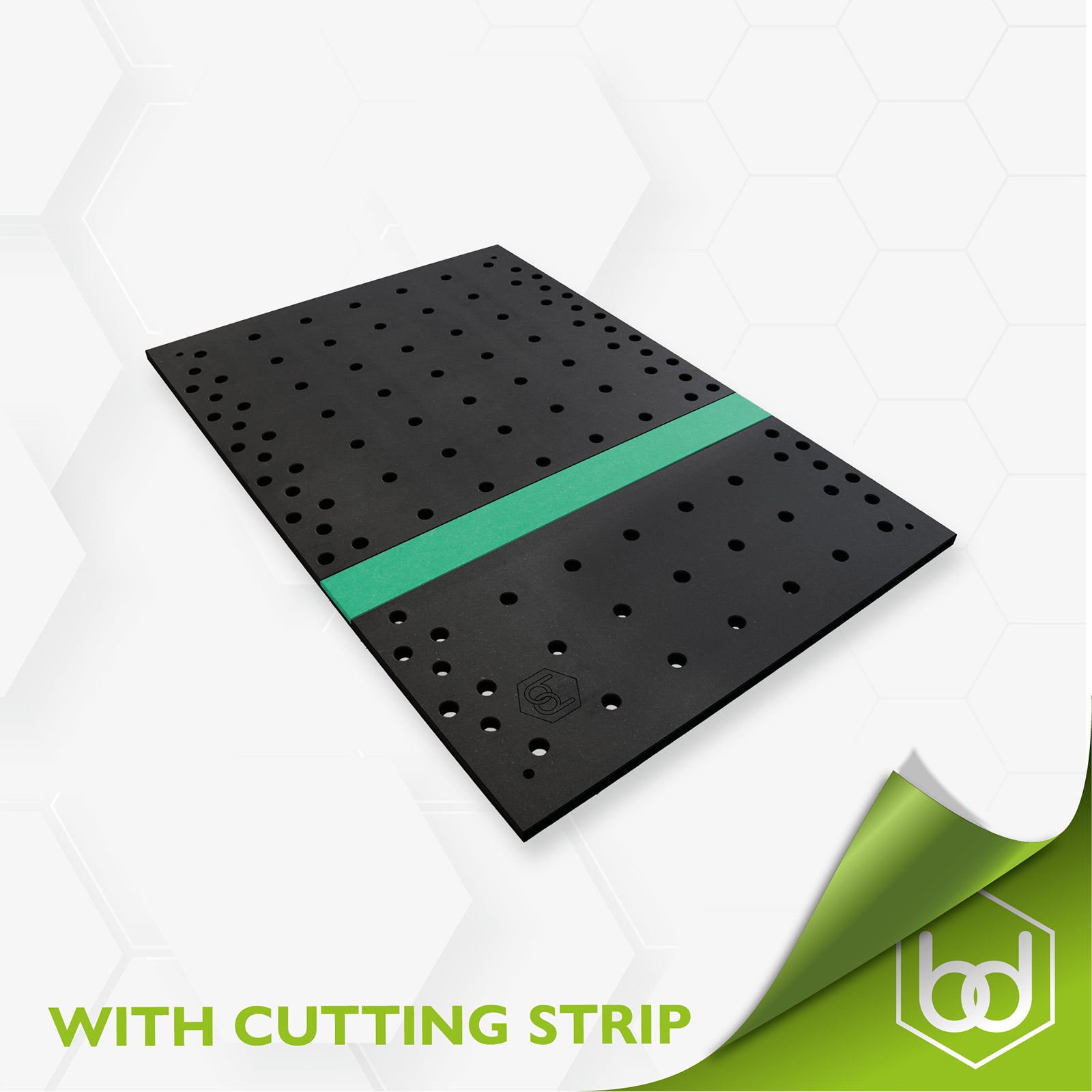 Benchdog Tools Precision MFT 3 - MFT/3 - Top With Cutting Strip - Black Fibralux MR