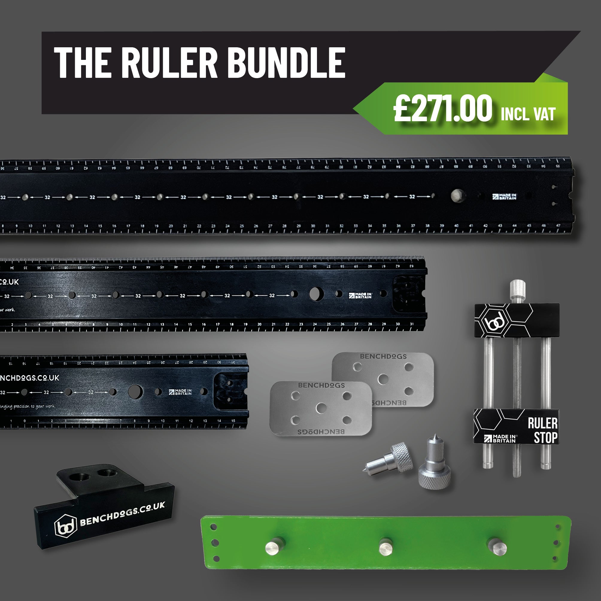 The Ruler Bundle – Benchdog Tools