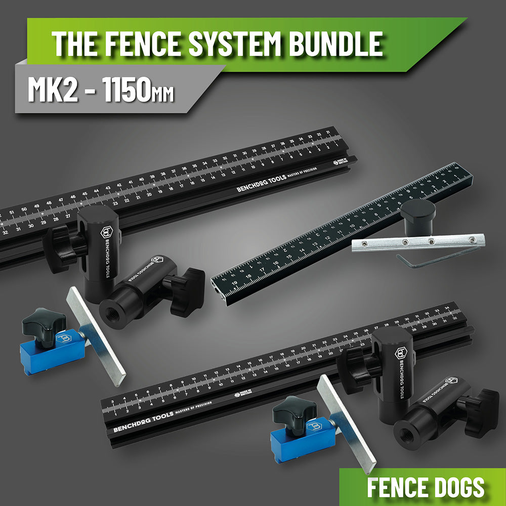 The Fence System Bundle - 1150mm MK2 or 950mm Ver 2.1) - With Fence Dogs