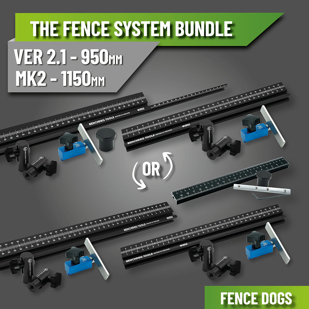 The Fence System Bundle - 1150mm MK2 or 950mm Ver 2.1) - With Fence Dogs