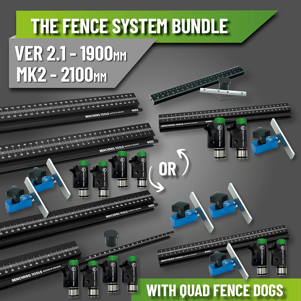 The Fence System Bundle (2100mm MK2 or 1900mm Ver 2.1) - With MK2 Quad ...