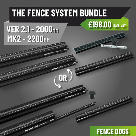 The Fence System Bundle (2200mm MK2 or 2000mm Ver 2.1)  - With Fence Dogs