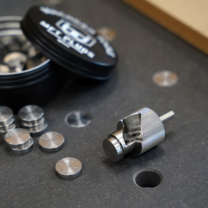 MFT Plugs® - Magnetic Stainless Steel for 20mm MFT Holes – Benchdog Tools