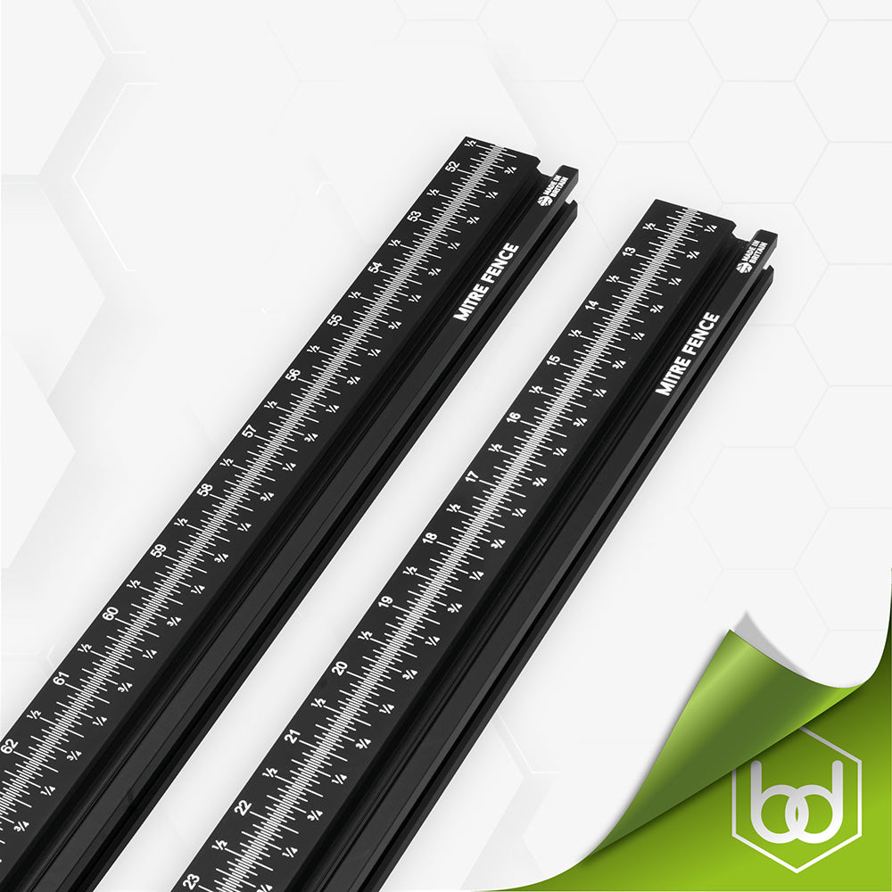 1900mm Mitre Saw Fence System - Imperial scale markings