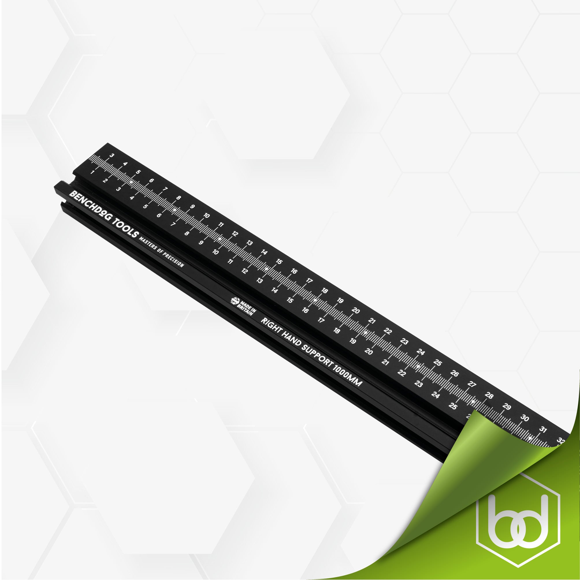 Right hand side support fence 950mm - Metric