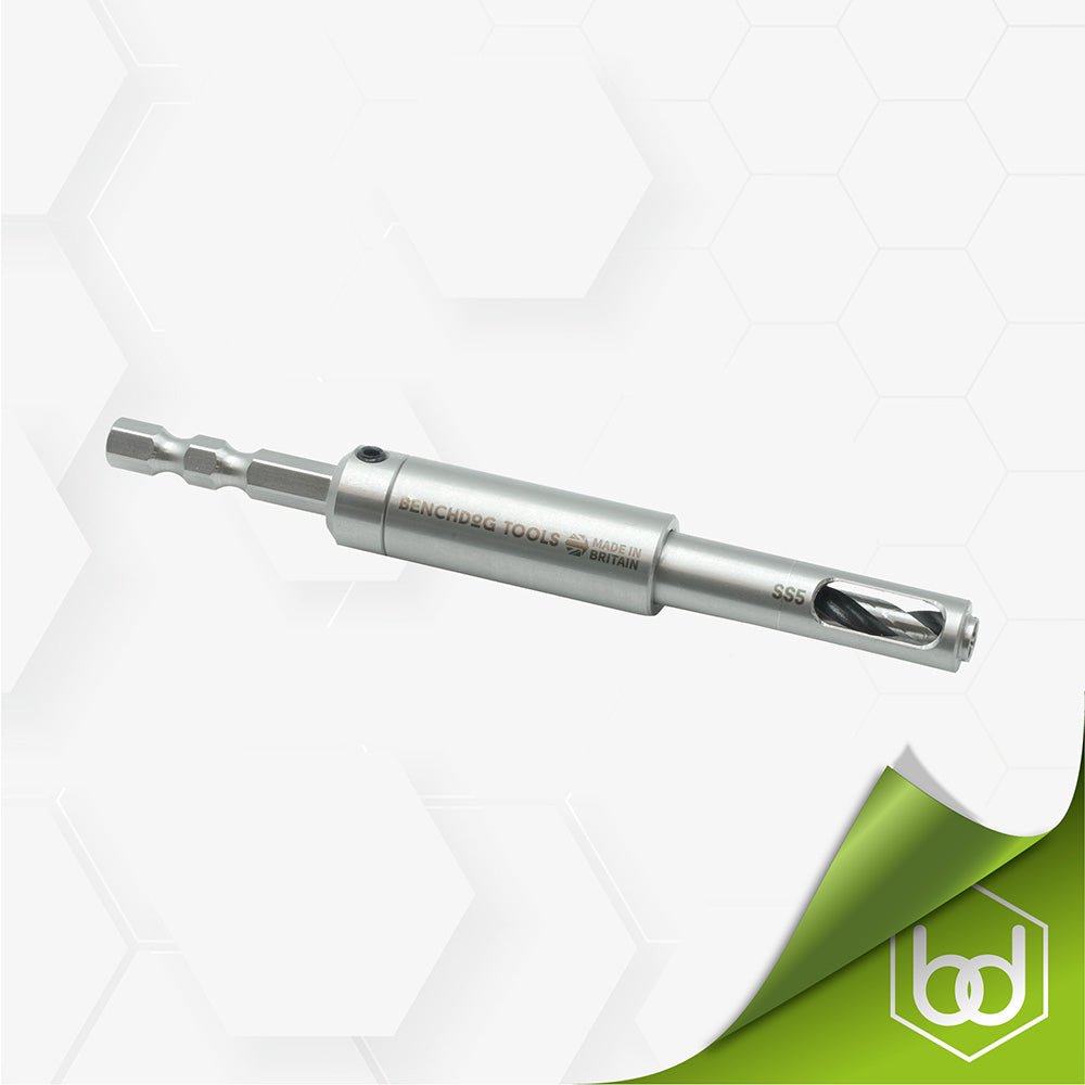 SS.Square 5mm Shelf Pin Drill Guide