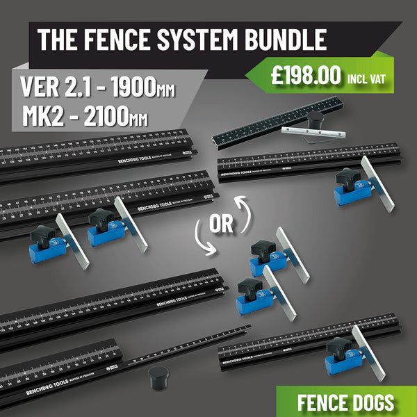 The Fence System Bundle (2100mm MK2 or 1900mm Ver 2.1) - With Fence Dogs