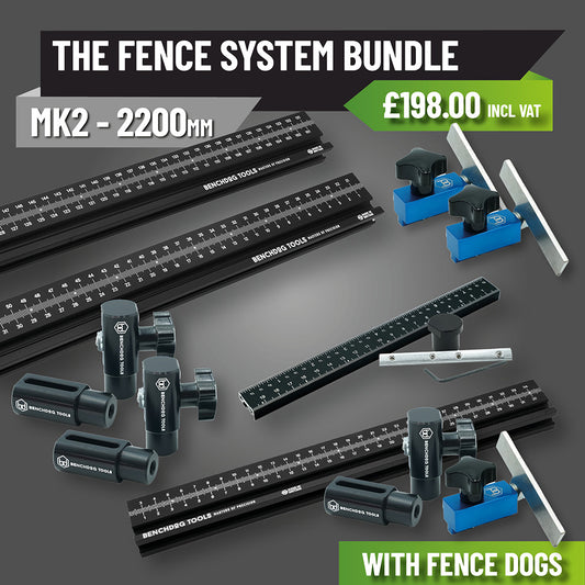 The Fence System Bundle (2200mm MK2 or 2000mm Ver 2.1)  - With Fence Dogs