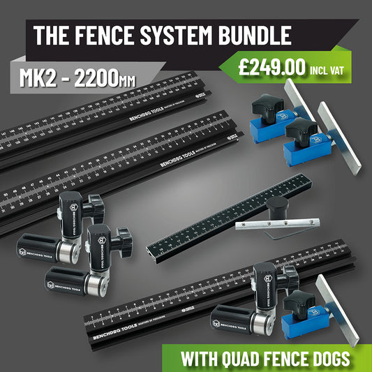 The Fence System Bundle (2200mm MK2 or 2000mm Ver 2.1) - With Quad Fence Dogs