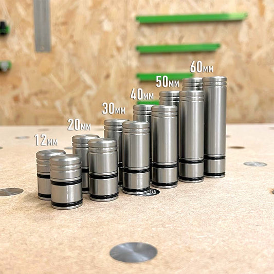 3/4" Quad Dogs™ (Stainless Steel) 12mm - Pair