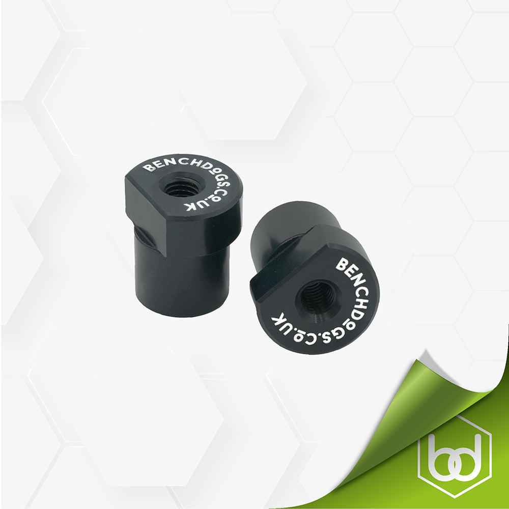 Flat Faced Bench Dogs Small - Pair