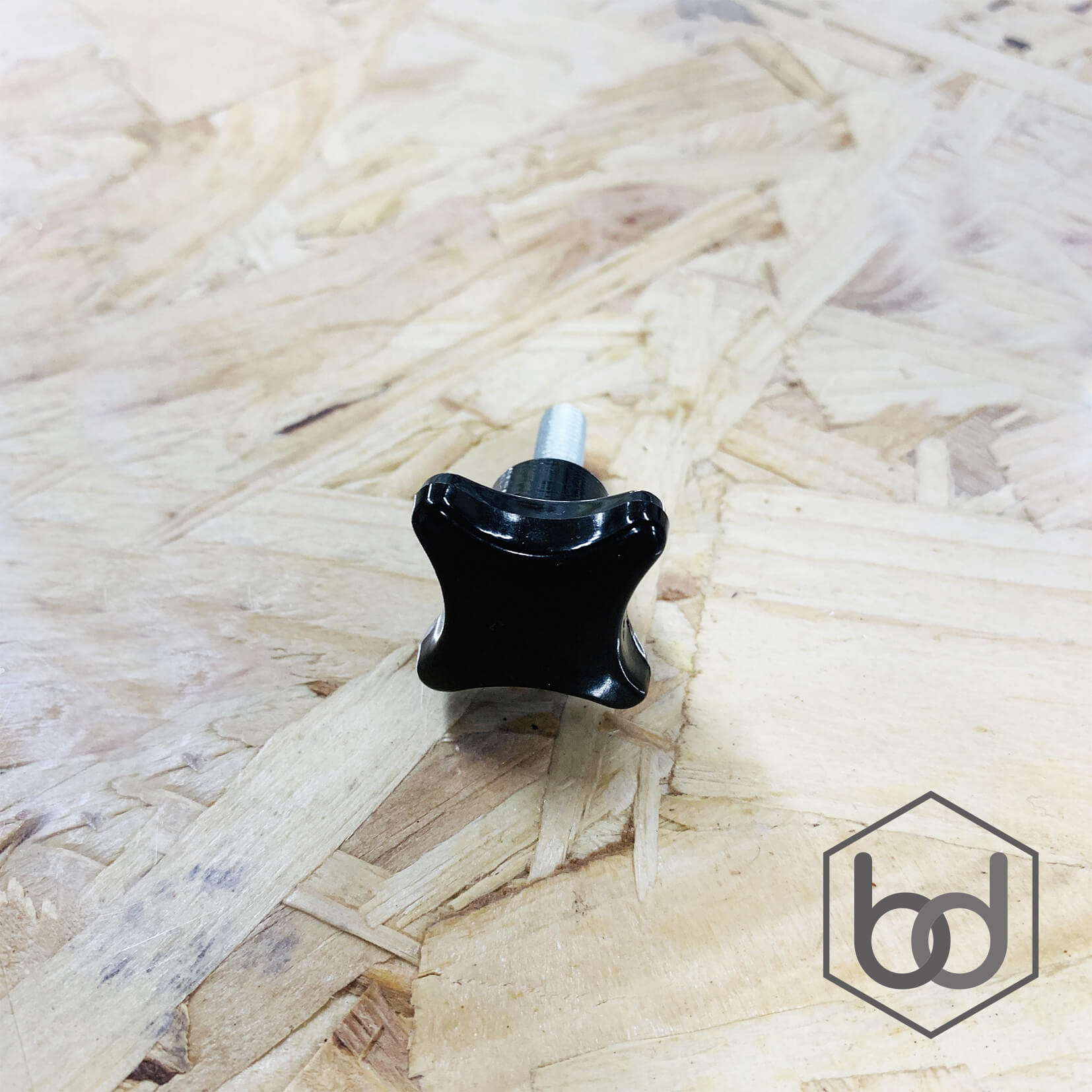 Top view of M5 Thumb Screw - Fence Dog™